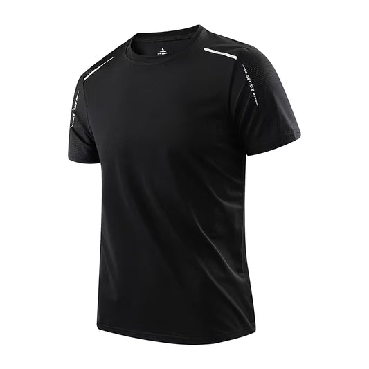 Men's Quick-Dry Running T-Shirt - Breathable & Comfortable Outdoor Sports Tee for Summer Adventures